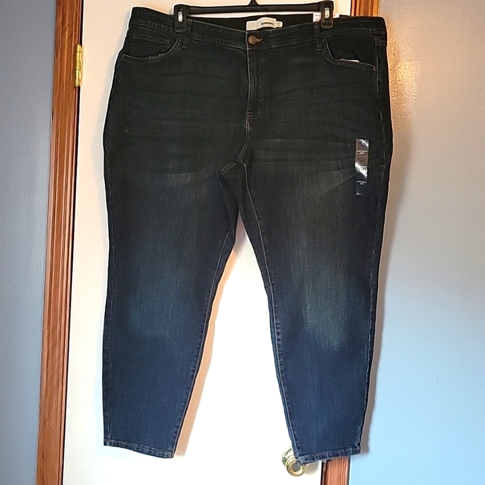 🆕️ Sonoma Women's More Curvy Fit Skinny Jeans Size 24W